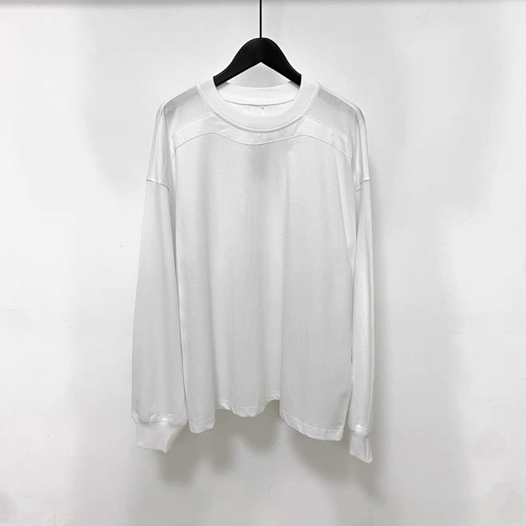Unbranded 128 RO Wind Patchwork Solid Long Sleeve T Black White S-XL S2223# - Image 31