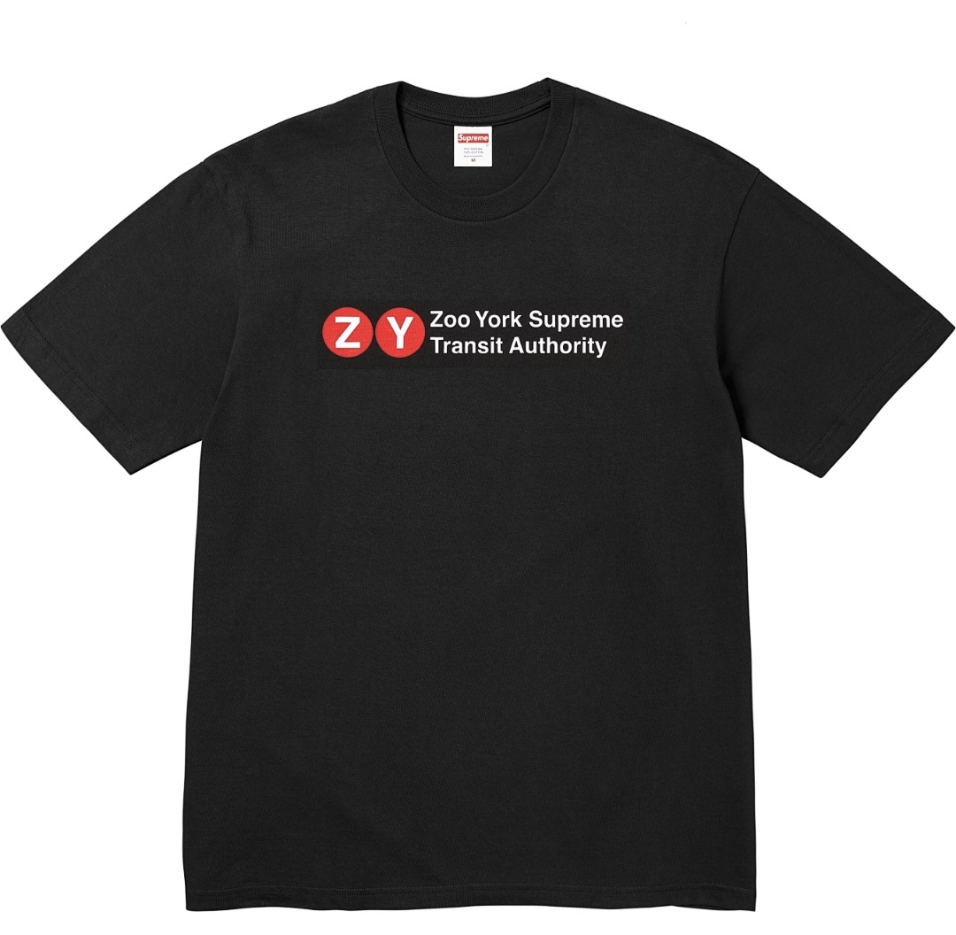 Off-White 128 ZOO YORK TRANSIT TEE T Short Sleeve Black Off White S-XL