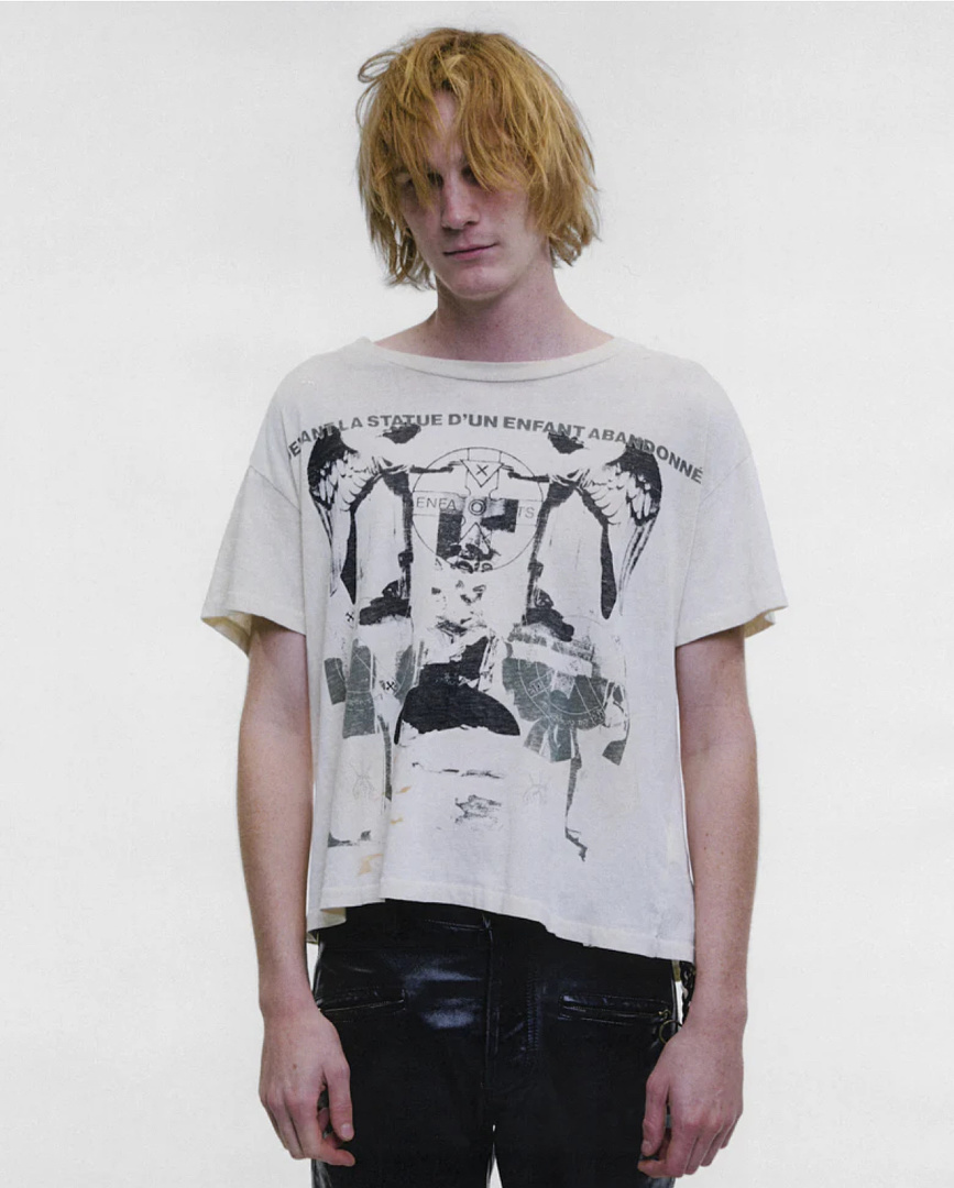 Enfants Riches Deprimes 118 Enfants Riches Deprimes Womens Print Short Sleeve : S M L XL Apricot - Image 12