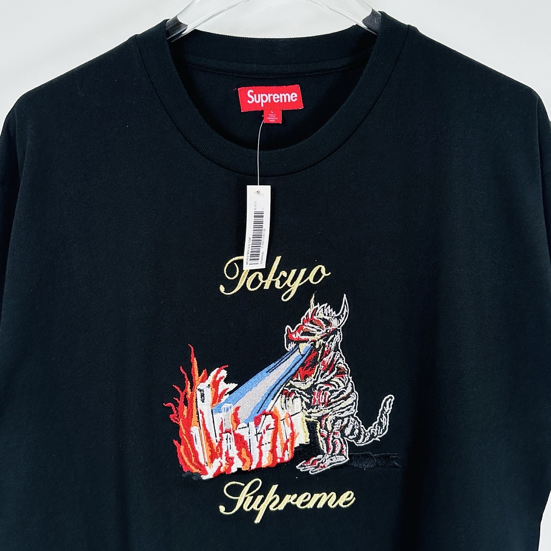 Supreme 178 SS26 MONSTER Tokyo Embroidered Small T Black White S-XL - Image 6