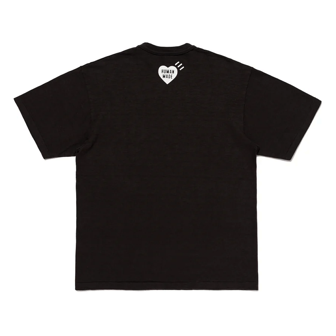 Human Made 118 HUMAN MADE X I KNOW NIGO TOO GRAPHIC Print Collar Cotton Short Sleeve T : Black White S M L - Image 3