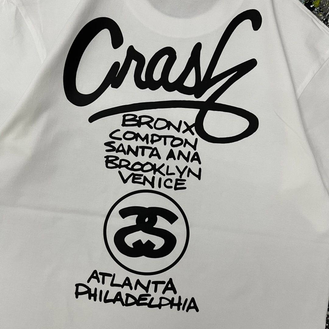 Stussy 108 Stu Short Sleeve T : Black White Grey S Ｍ L XL XXL - Image 9