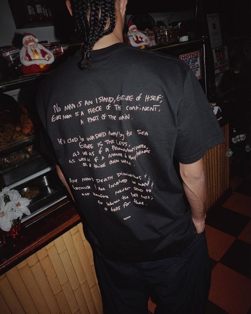 Corteiz 118 SUP X CORTEIZ Collab FW23 RULE THE WORLD TEE Print Short Sleeve Black S - Image 18