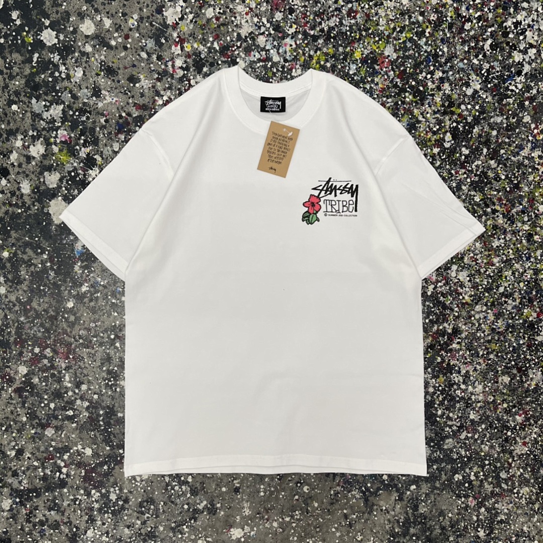 Stussy 108 Stu Print Short Sleeve T : Black White S Ｍ L XL XXL - Image 7