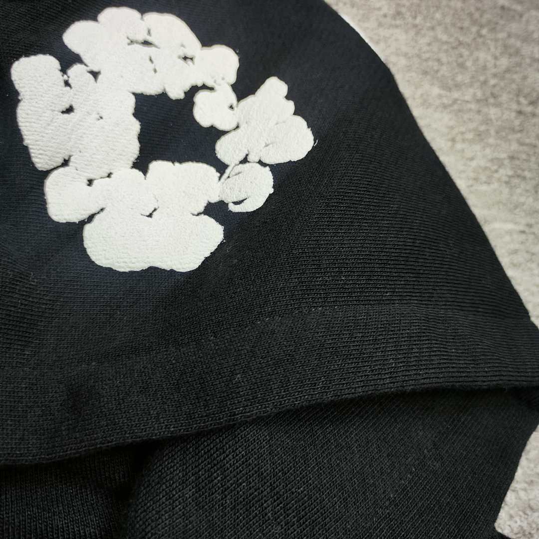 Unbranded 328 TOP Stock X Cactus Denim Tears Wreath Sweatpants460 100% Solid Cotton Mens Womens Black Grey Blue Green Coffee S-XL - Image 51