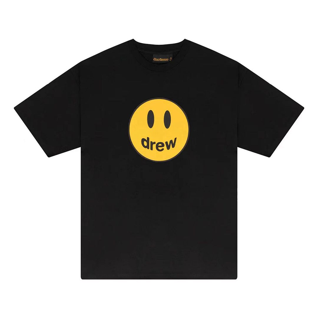 Drew House 108 DREW HOUSE 22FW Mascot Tee LOGO Print Short Sleeve T Cream White Black Red Color Blue Pink Purple S M L - Image 3