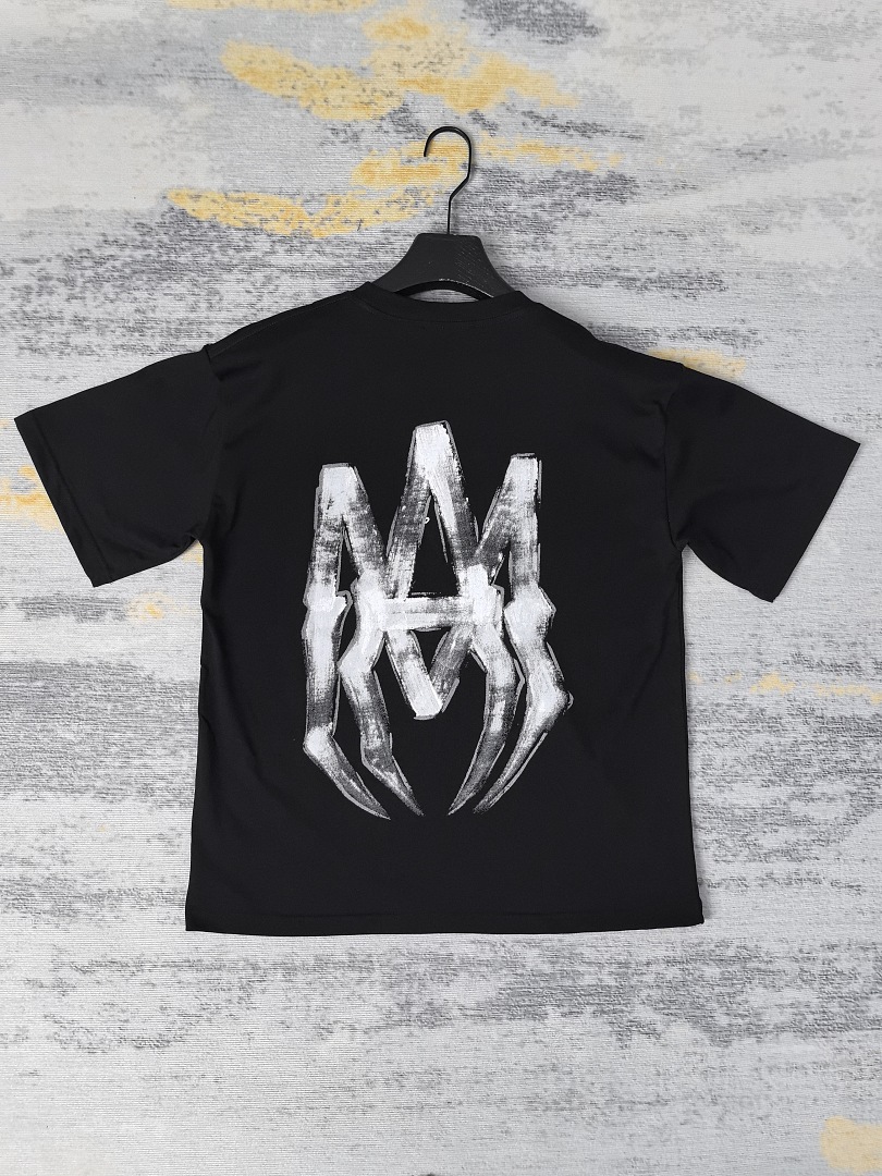 AMIRI 118 26Ss New Short Sleeve T Black White S M L XL 9927# - Image 26