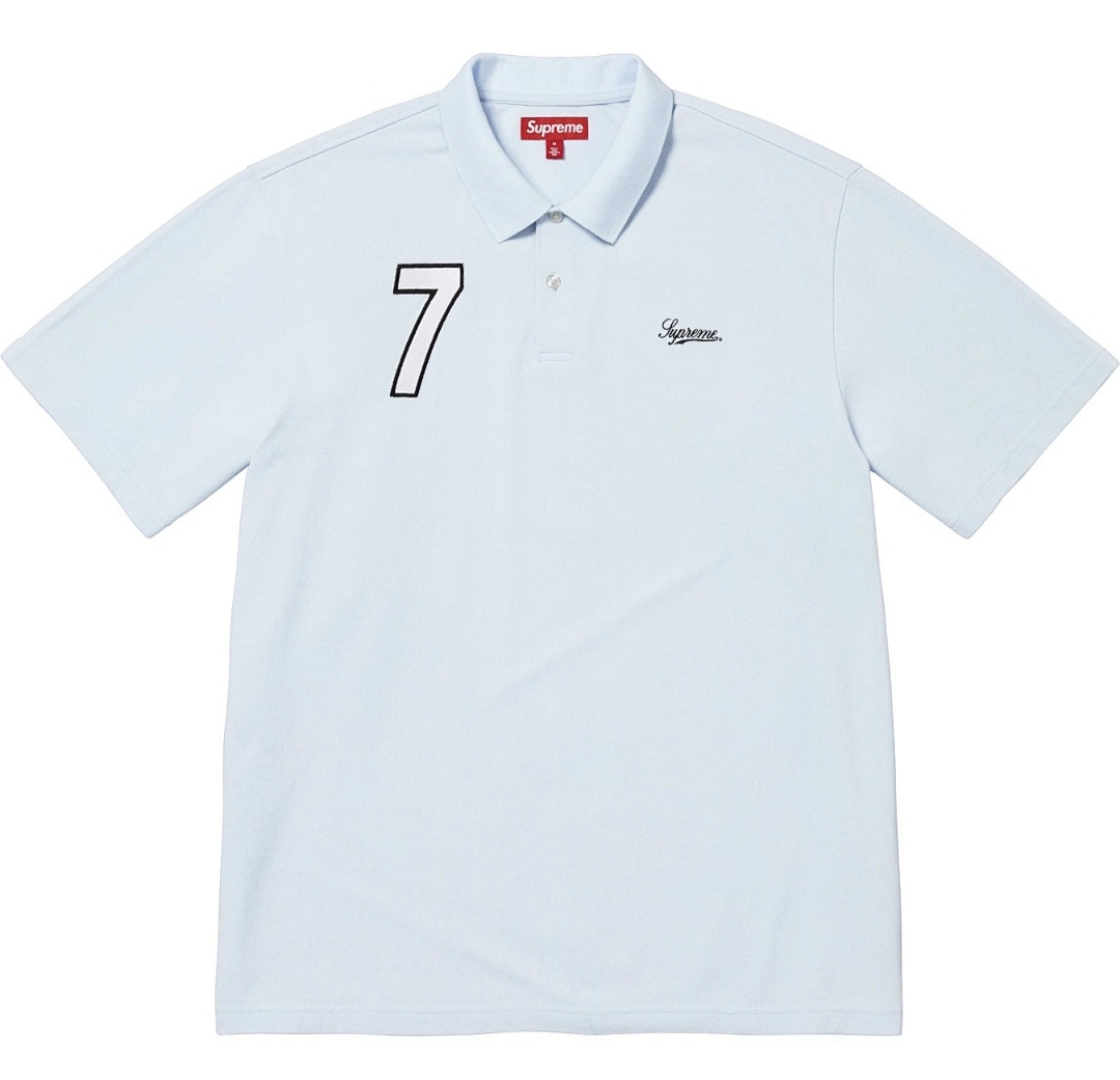 Ralph Lauren 198 SS25 CURSIVE POLO 7 No Embroidered Short Sleeve Black Light Blue S-XL - Image 20