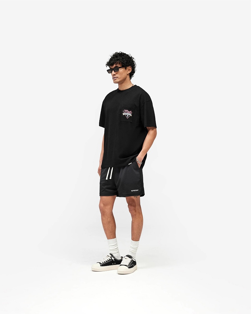 Represent 148 REPRESENT Short : Black Grey S M L - Image 28