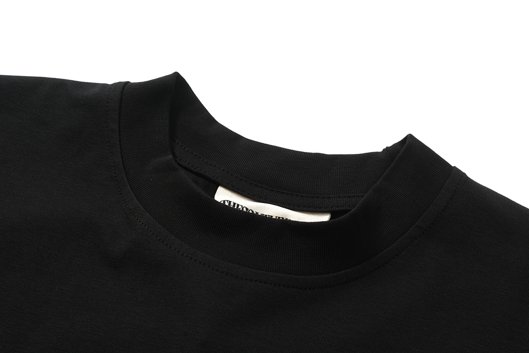 Christian Louboutin 118 THECOUTURECLUB Small Label Logo Short Sleeve T Black White S-XL T2010# - Image 6
