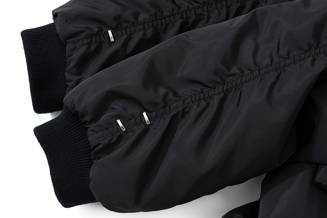 Unbranded 358 ASKYURSELF REPAIRED BOMBER JACKET Cotton Black S-XL 4038# - Image 10