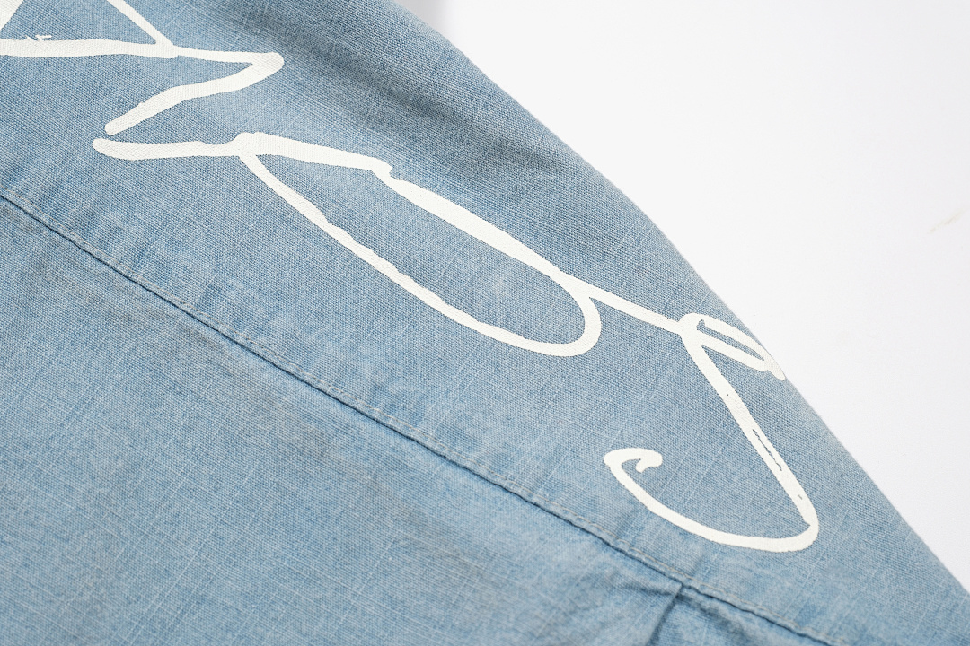 Acne Studios 258 AC Wind Print Blue S-XL 8201# - Image 12