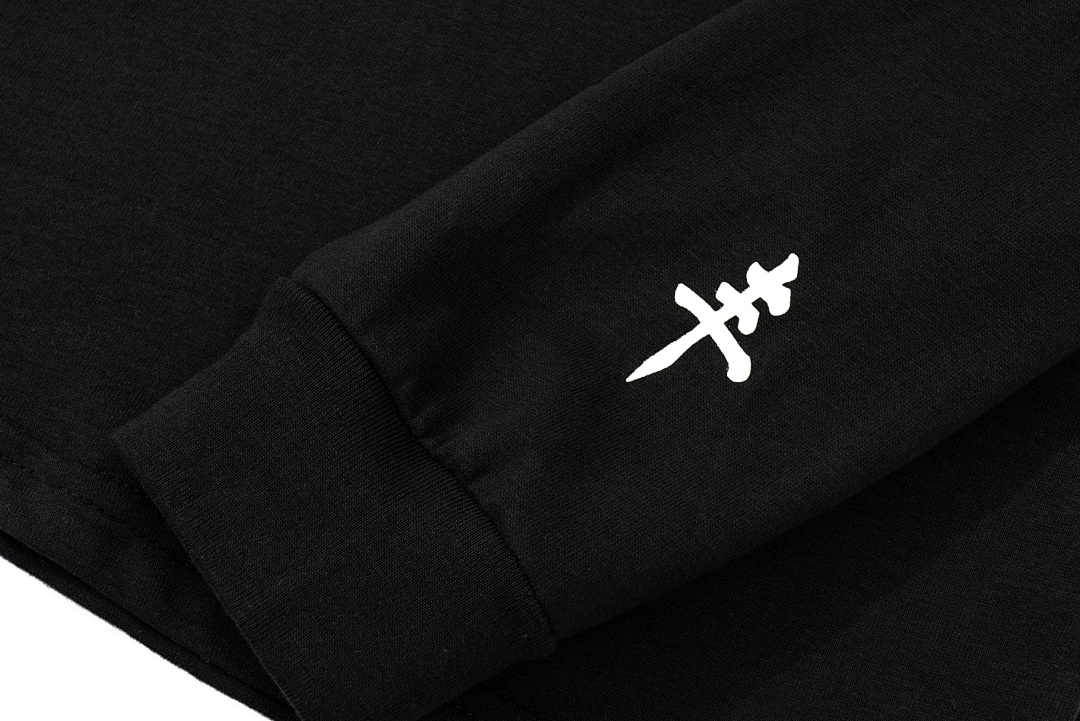 Off-White 108 Kozaburo Triple Wind Print Long Sleeve T Blue Light Black Off White S-XL 3231# - Image 12
