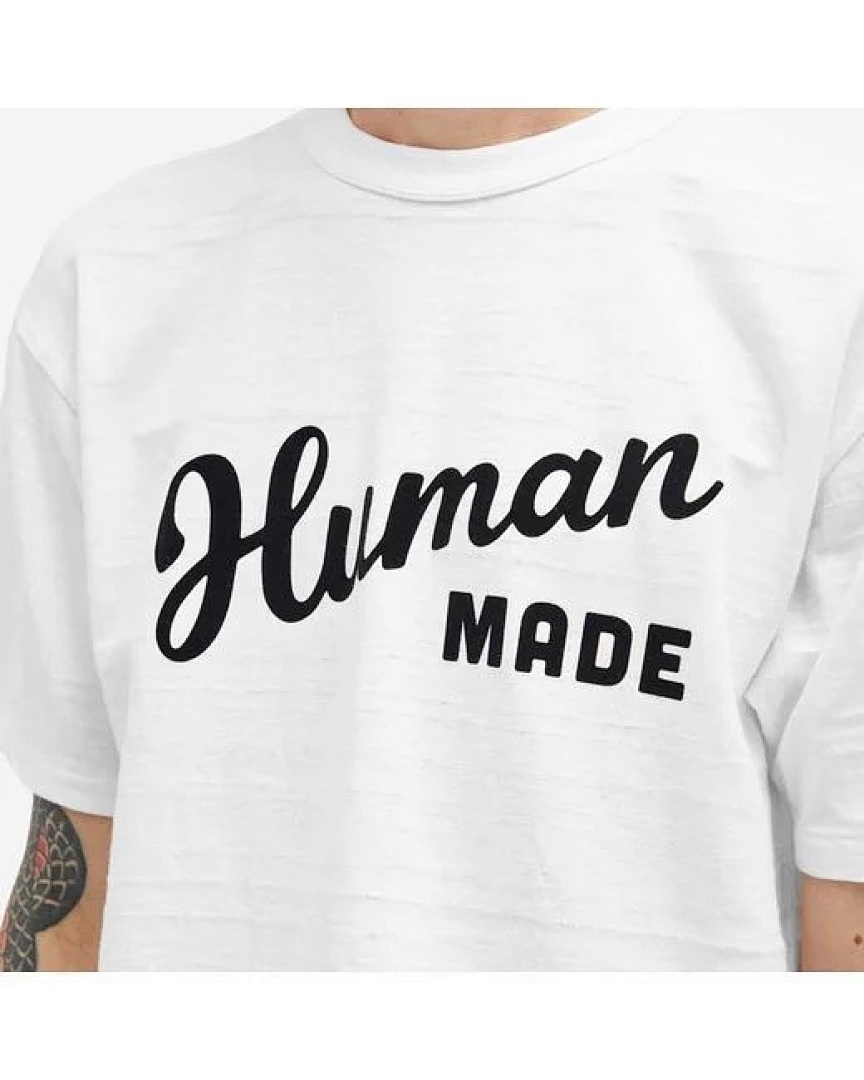 Human Made 118 Human Made Graphic T-Shirt Print Cotton Short Sleeve T : Black White S M L - Image 7