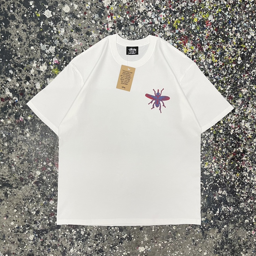 Stussy 108 Stu Print Short Sleeve T : Black White Apricot S Ｍ L XL XXL - Image 7
