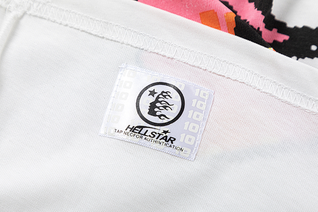 Off-White 128 Hellstar Sport Logo T-Shirt Wind Print Mens Womens Short Sleeve T Off White S-M-L-XL - Image 12