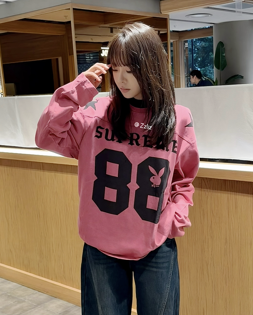 Bape 218 Long Sleeve T L/S FOOTBALL TOP 88 Quad Black White Pink Camo S - Image 46