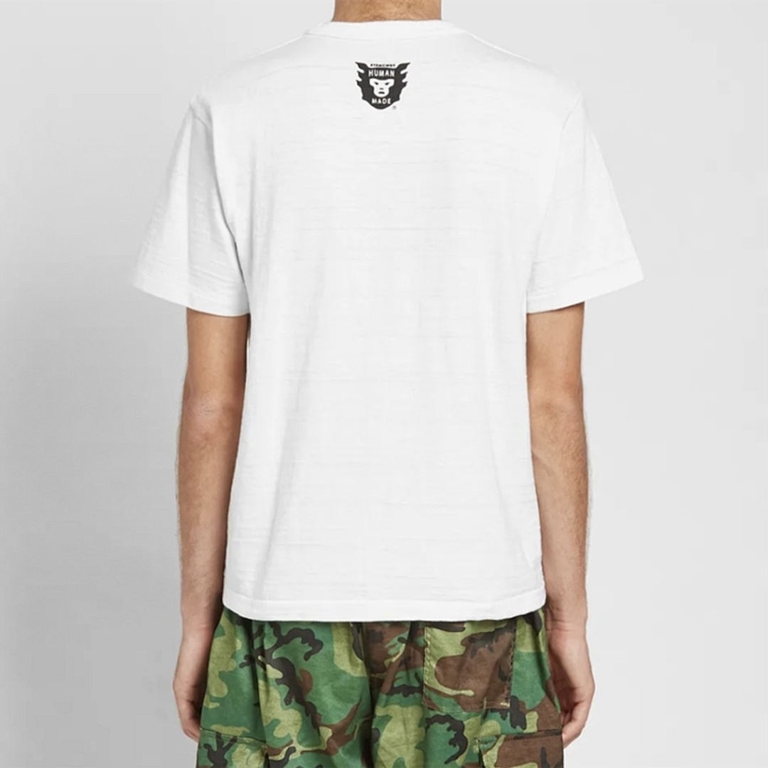Human Made 118 HUMAN MADE Logo Print Cotton Short Sleeve T : Black White S M L - Image 6