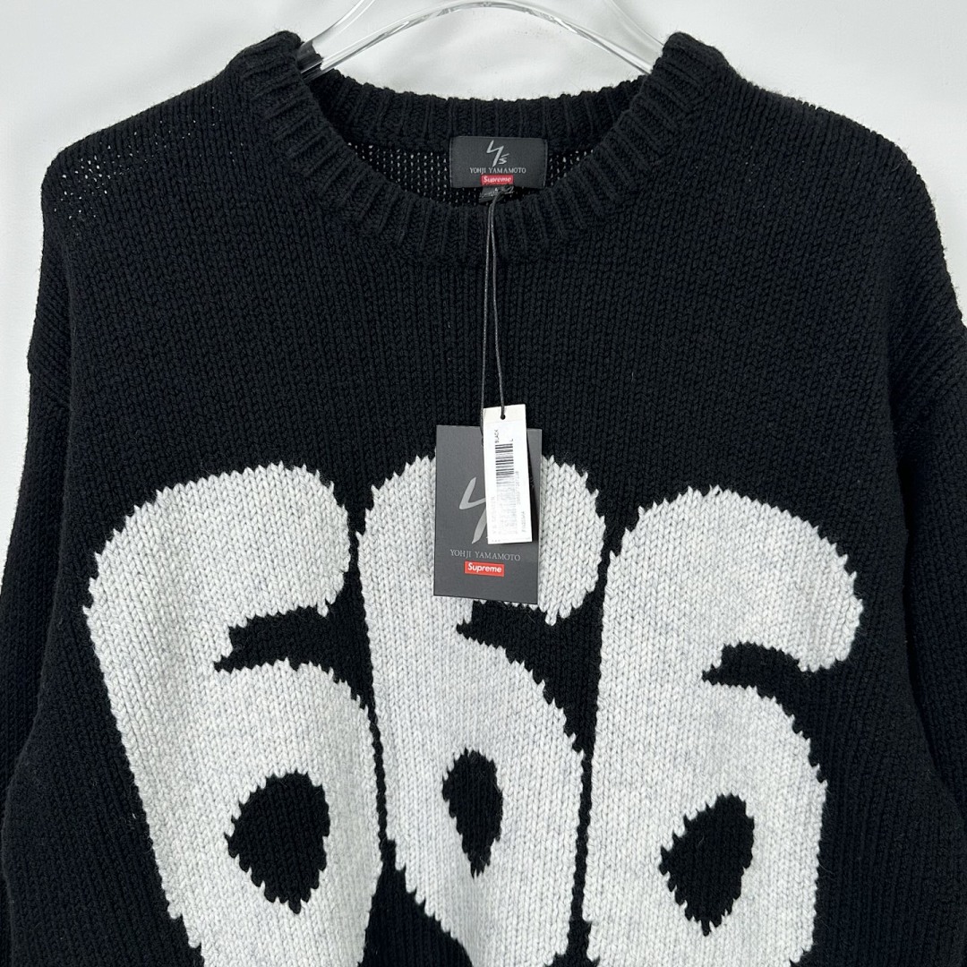 Supreme 398 SU X Mountain Y'S BY YOHJI YAMAMOTO Collab SWEATER Fleece Black S-XL - Image 4