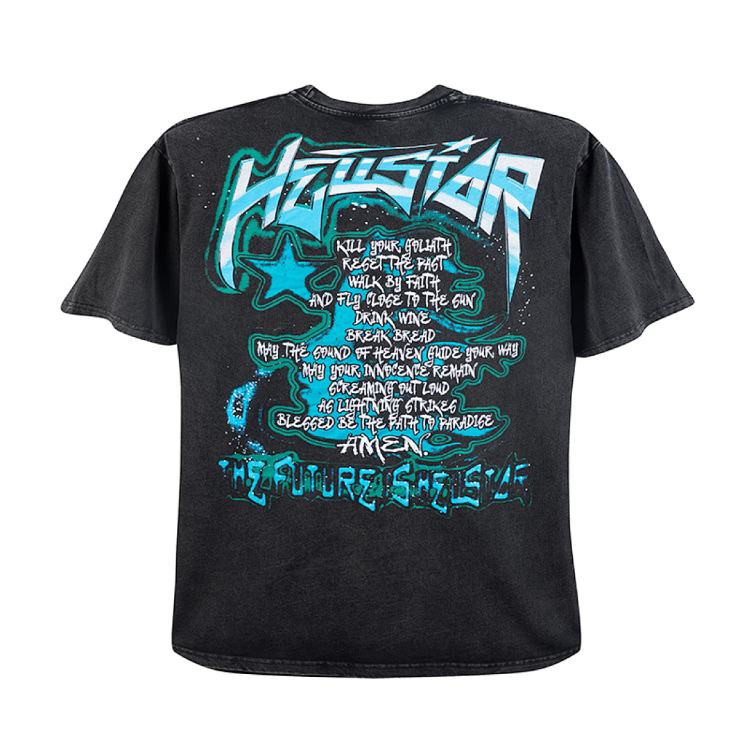 Hellstar 138 Hellstar Tee Star Water Short Sleeve T Black S-M-L-XL - Image 3