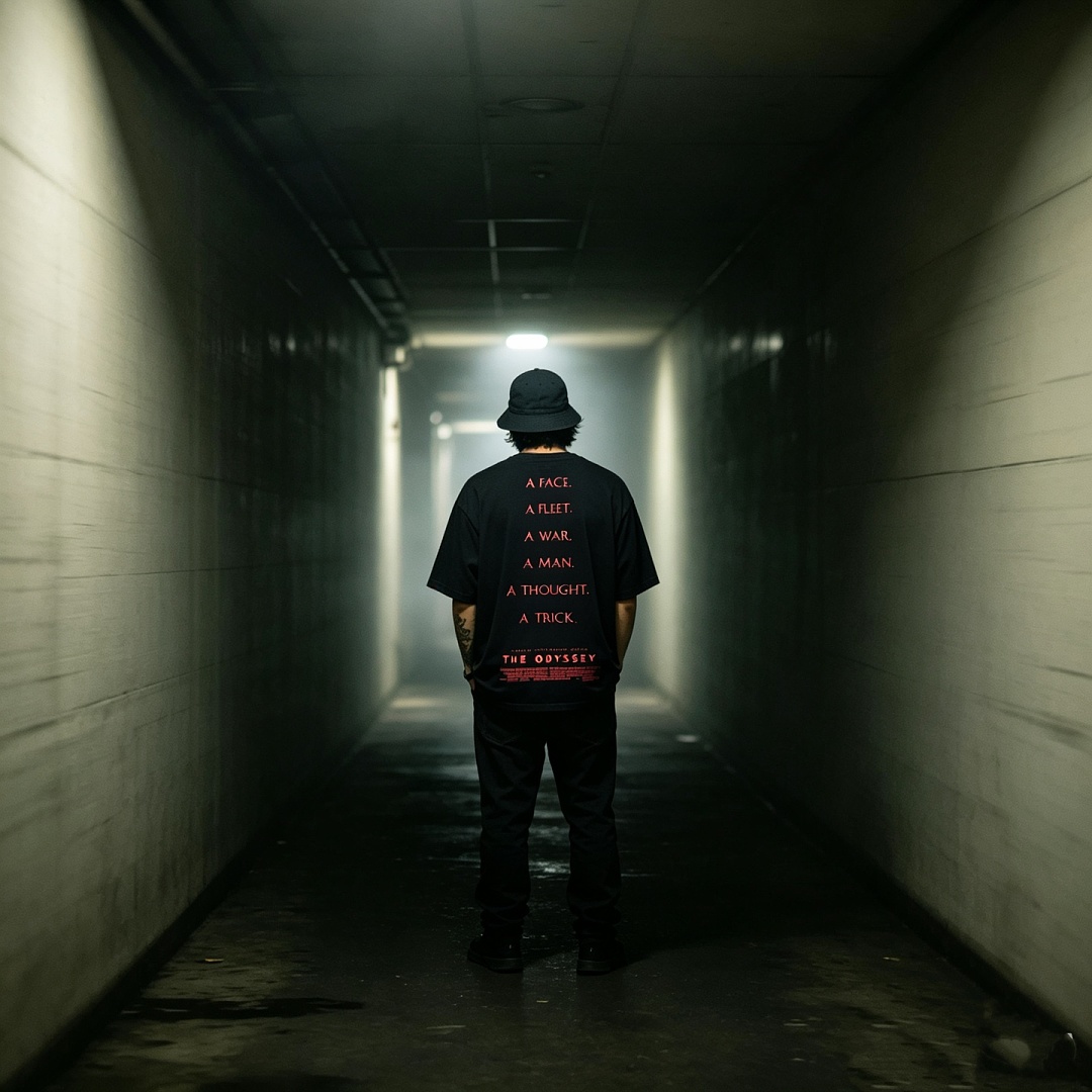 Unbranded 118 Travis Scott X 《 》 Print T : S M L XL (Black) - Image 14