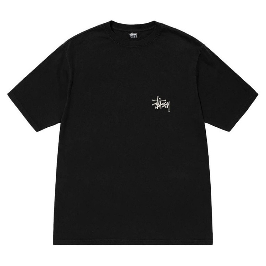 Stussy 98 STU FW23 BUILT TOUGH TEE PIGMENT DYED Print Short Sleeve T : Black Off White S M L XL Y1338# - Image 3