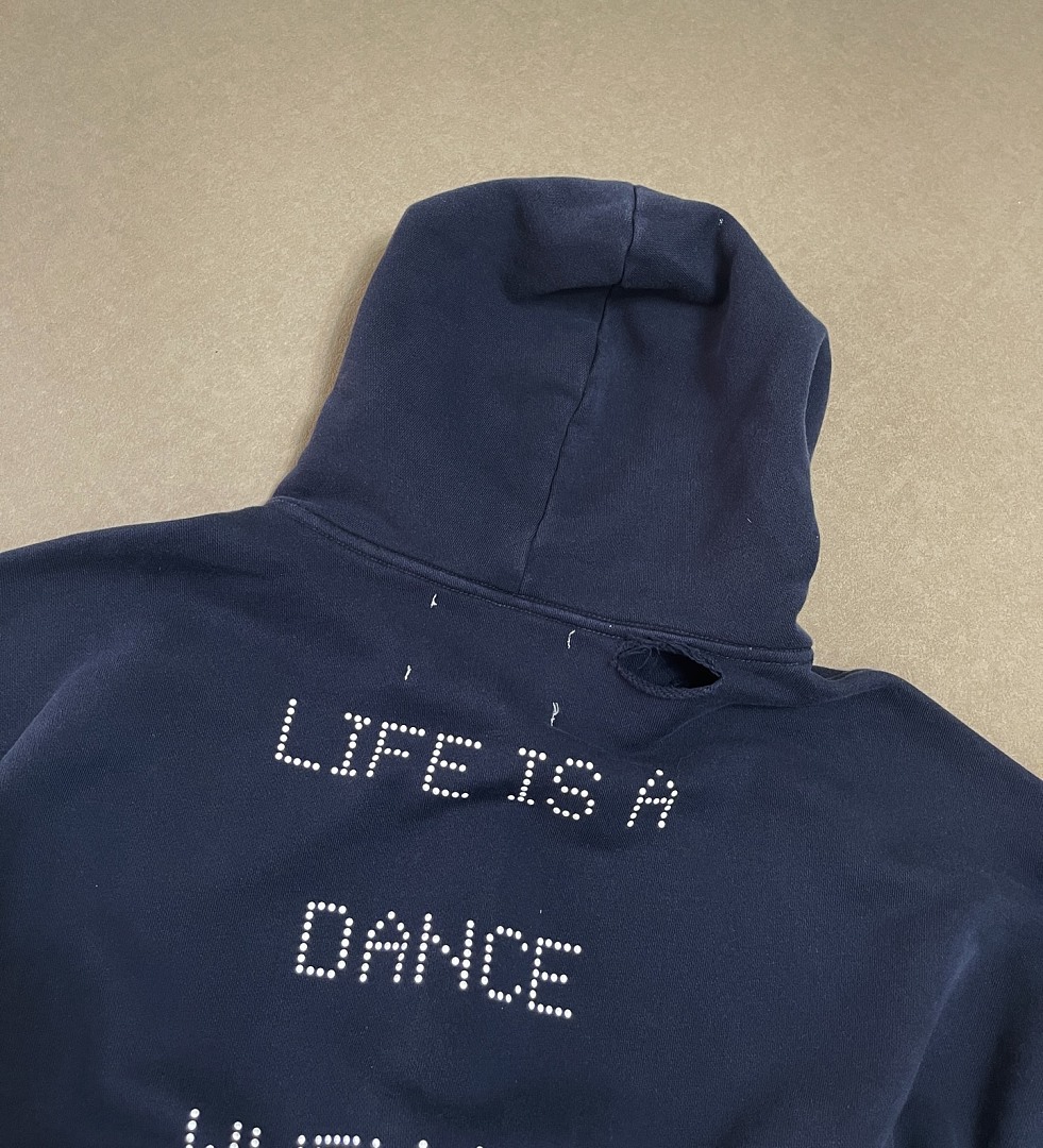 Unbranded 268 Paly Hollywood Treatment Center Zip Hooded Sweatshirt NAVY : S M L - Image 10