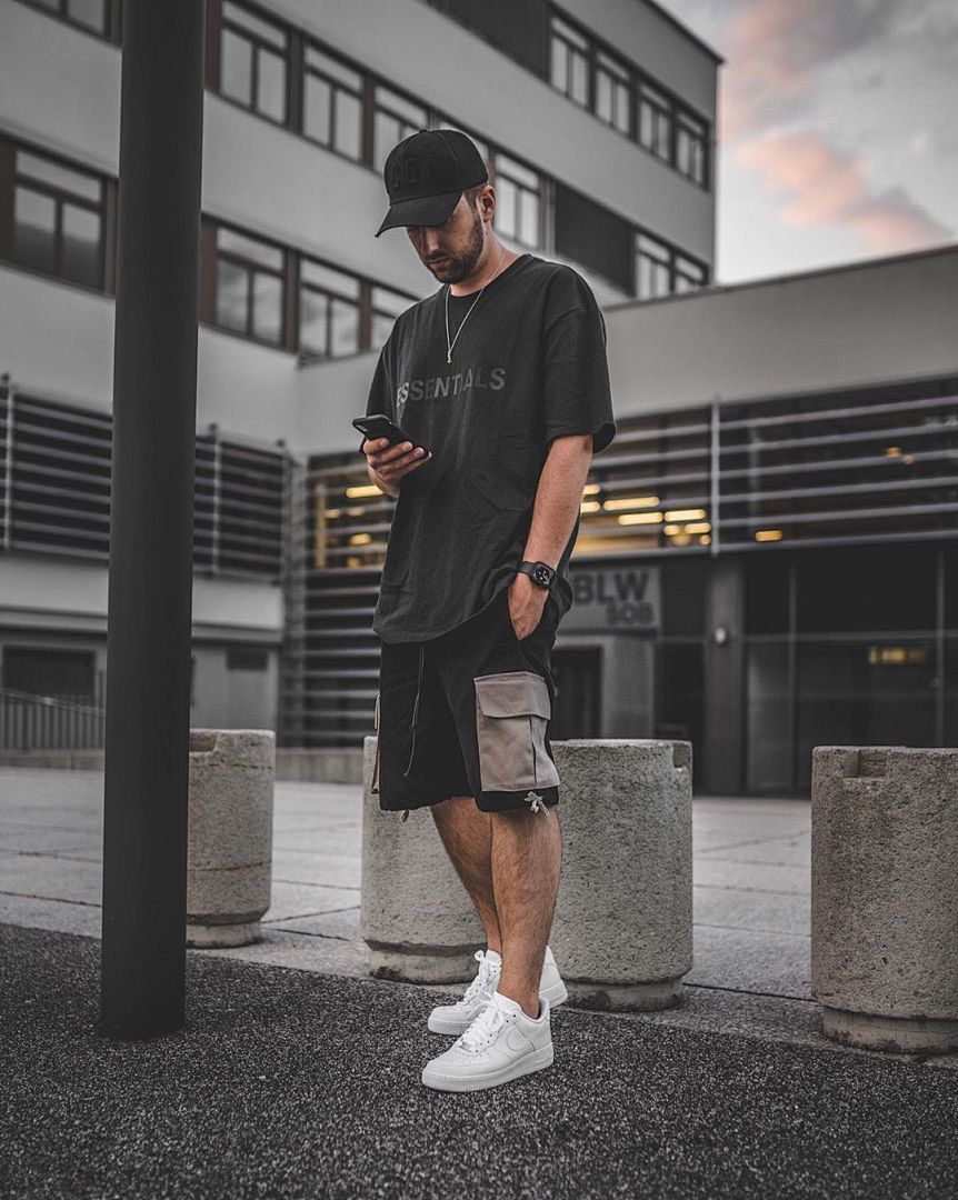 Essentials 118 ESS LOGO Short Sleeve T : Black Green Grey Camel :S-XL 6690# - Image 25