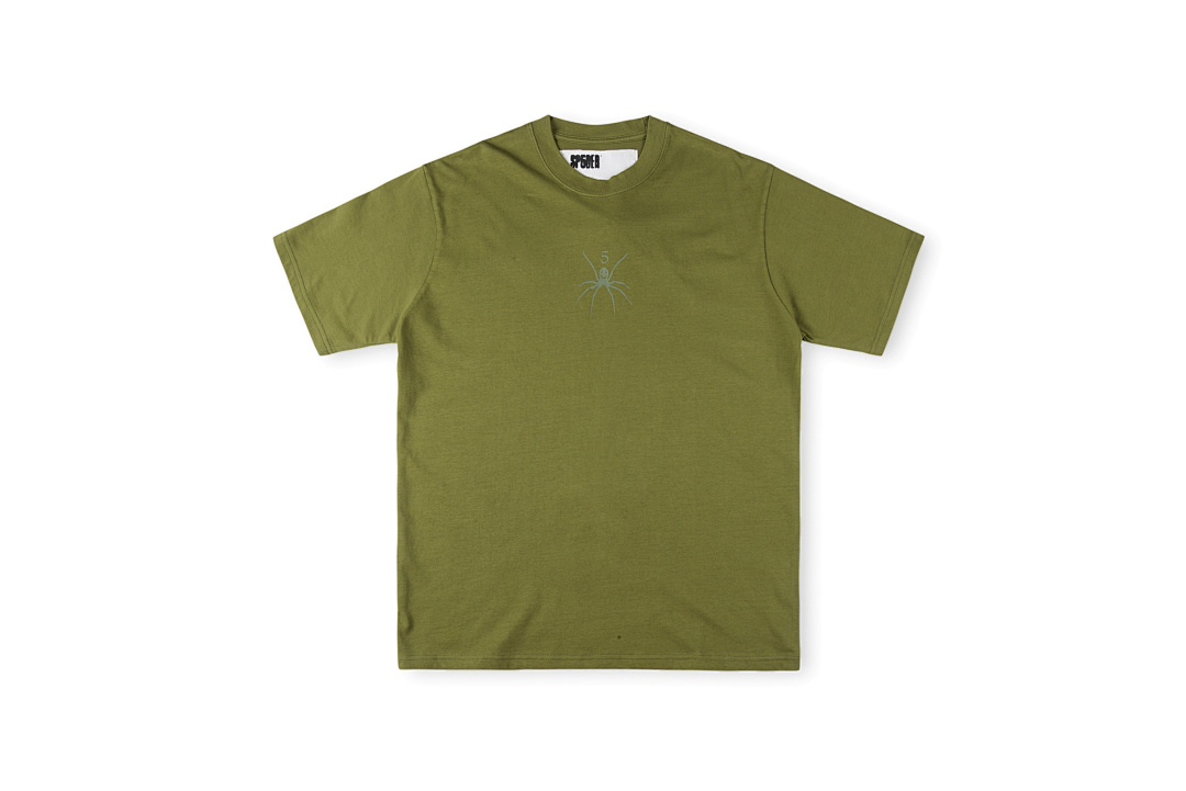Sp5der 138 Sp5Der Small Black Short Sleeve High Coffee Blue Military Green S-XL - Image 8