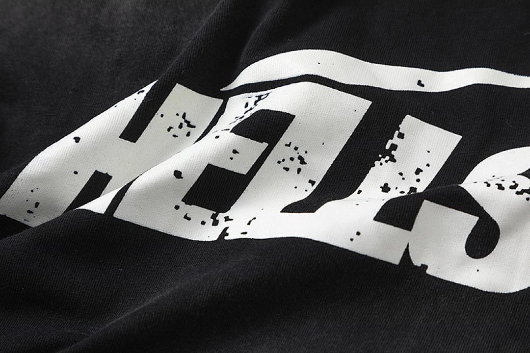 Hellstar 128 HELLSTAR STUDIOS Mens Womens Big Logo Solid Cotton Short Sleeve T Water Black S-M-L-XL - Image 4