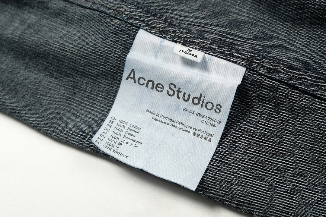 Acne Studios 268 AC Washed Blue S-XL 8220# - Image 15