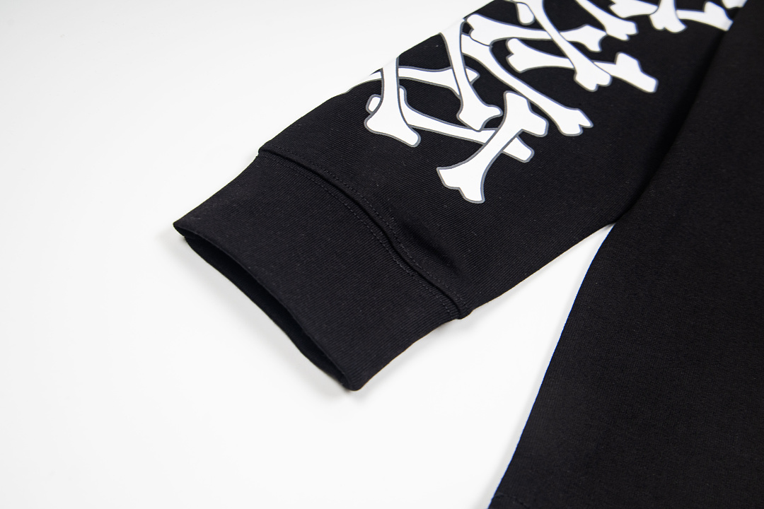 AMIRI 138 Wide Version Model Long Sleeve T Black White S M L XL 602# - Image 8