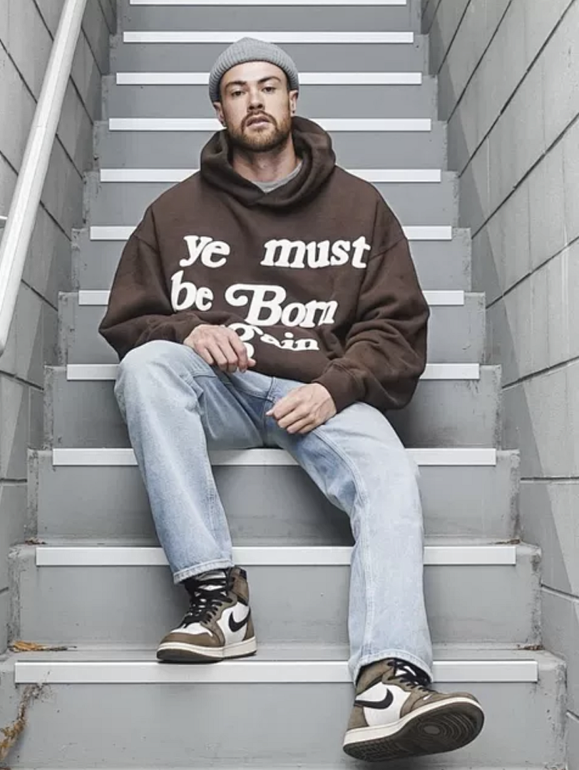Unbranded 218 CPFM YE MUST BE BORN AGAIN HOODIE Velvet : Black Brown Dark Grey Ink Green Color Blue Yellow Bright Red Orange Purple S M L - Image 34
