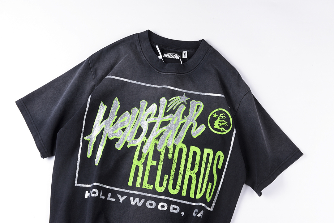 Hellstar 168 Hellstar Studios High Patch Print Short T Black S-XL - Image 4