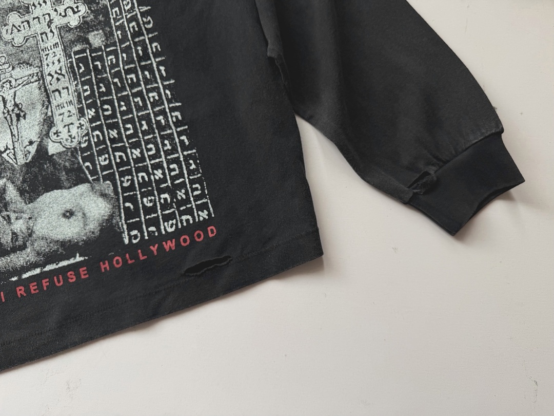 Enfants Riches Deprimes 158 Enfants Riches Deprimes Washed Long Sleeve : S M L XL Water (Black) - Image 5