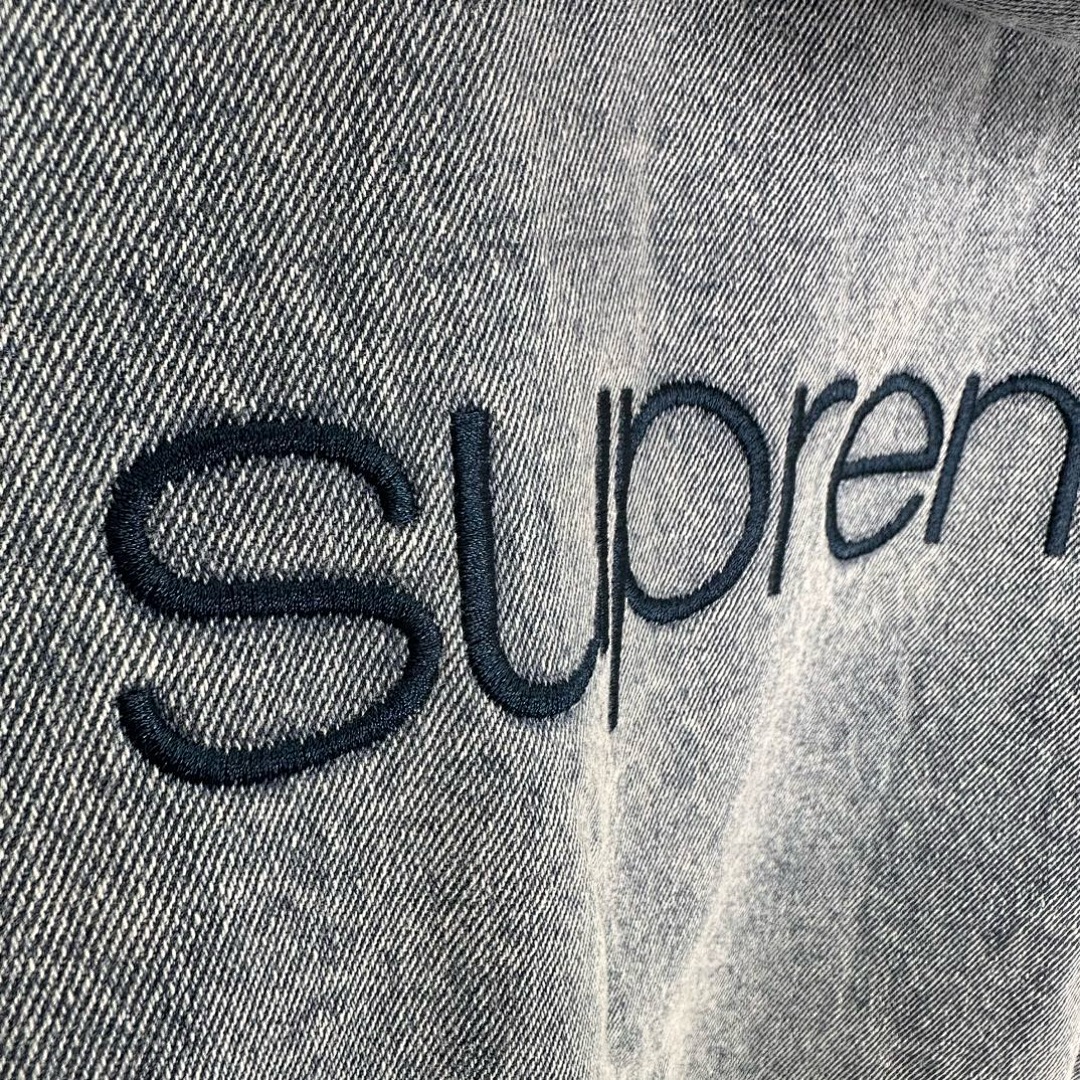 Supreme 598 24Fw Faux Shearling Lined Bomber Jacket Velvet Black White Water Blue S-XL - Image 63