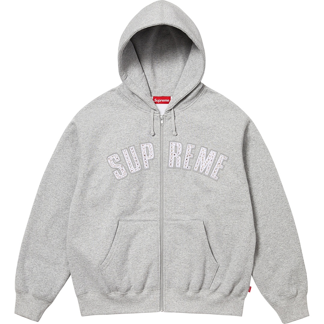Bape 438 B.B.SIMON ZIP UP HOODED Diamond Black Grey Red Camo Quad S - Image 8