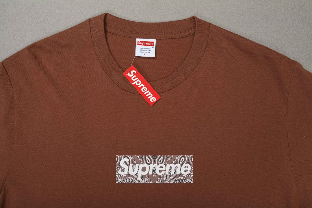 Supreme 118 Sup 19FW Bandana Box Logo Tee Fruit Floral Bogo Short Sleeve T Black White S M L XL - Image 30