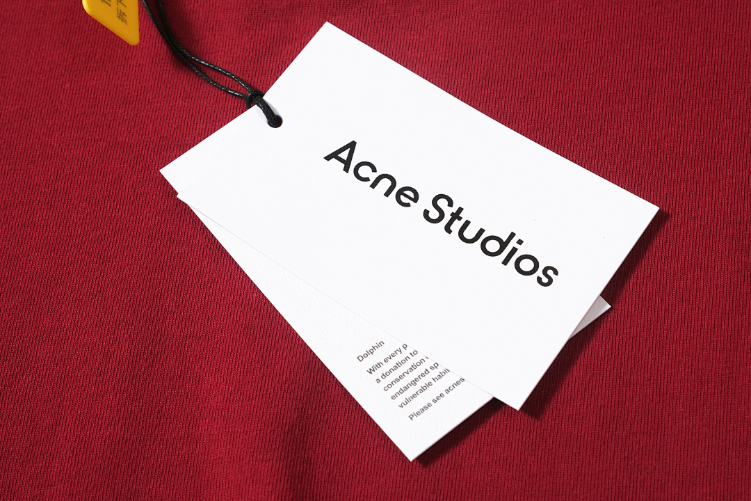Acne Studios 128 AC LOGO Print Long Sleeve T Pink Black White Olive Green Dark Blue Red Spring Purple S-XL 3286# - Image 33