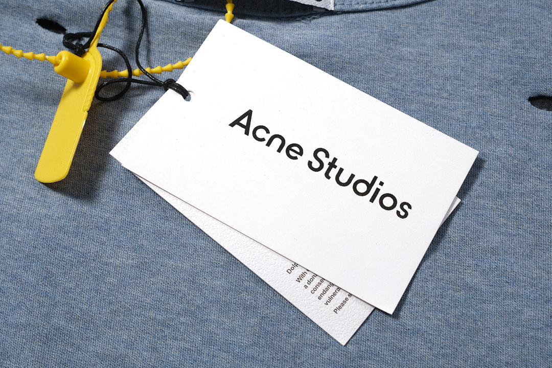 Acne Studios 178 AC Buckle LOGO Short Sleeve T Floral Blue S-XL 8088# - Image 13