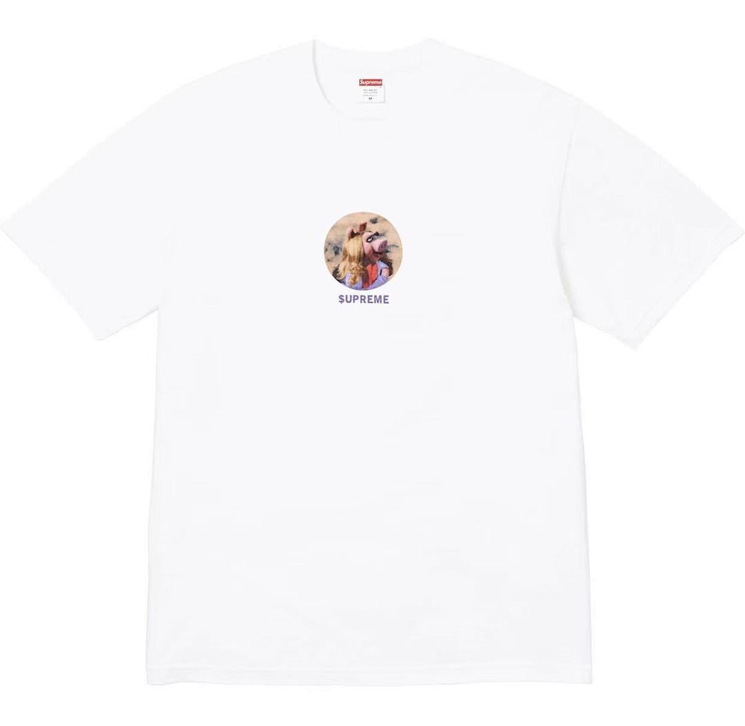 Supreme 108 SUP SS24 MISS PIGGY TEE Black White S M L - Image 4