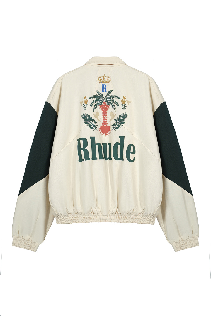 Unbranded 338 RHUDE Patchwork Logo Gum White Green S-XL H8035# - Image 3