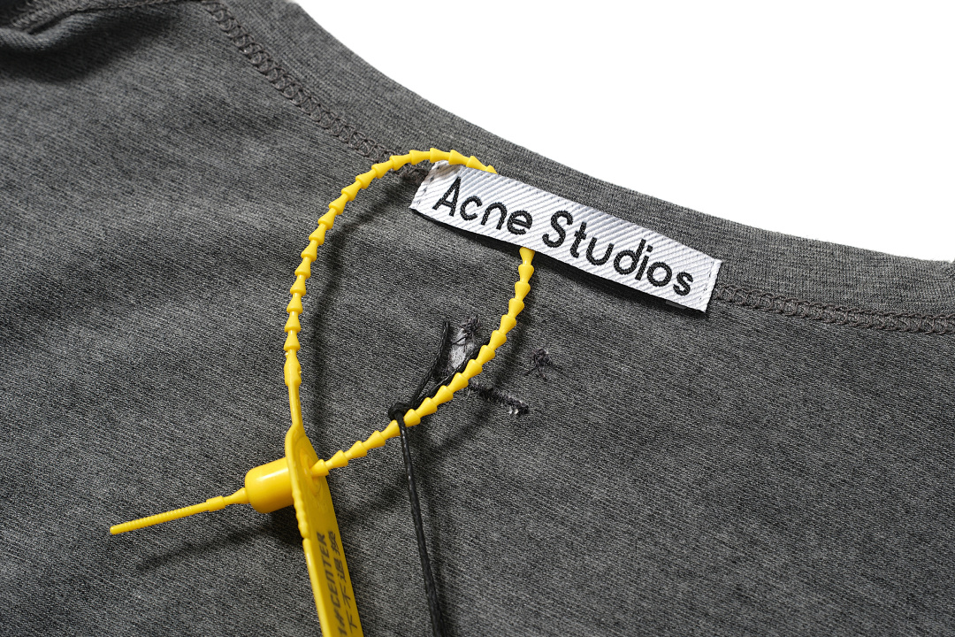 Acne Studios 128 AC Small Label Sole Long Sleeve T Grey S-XL 8207# - Image 11