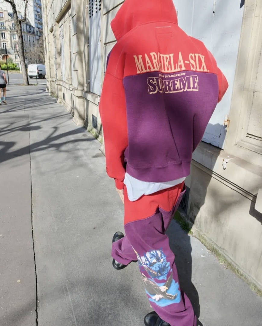 Supreme 398 MM6 EAGLE ZIP UP Classic Black Grey Purple Red S - Image 50