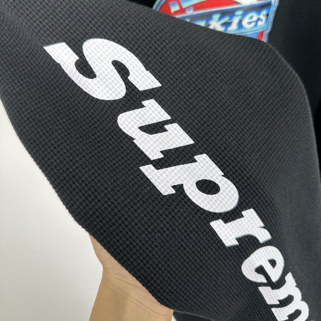 Off-White 228 DK Long Sleeve T X DICKIES Collab FW25 THERMAL L/S TEE Black Off White S - Image 11