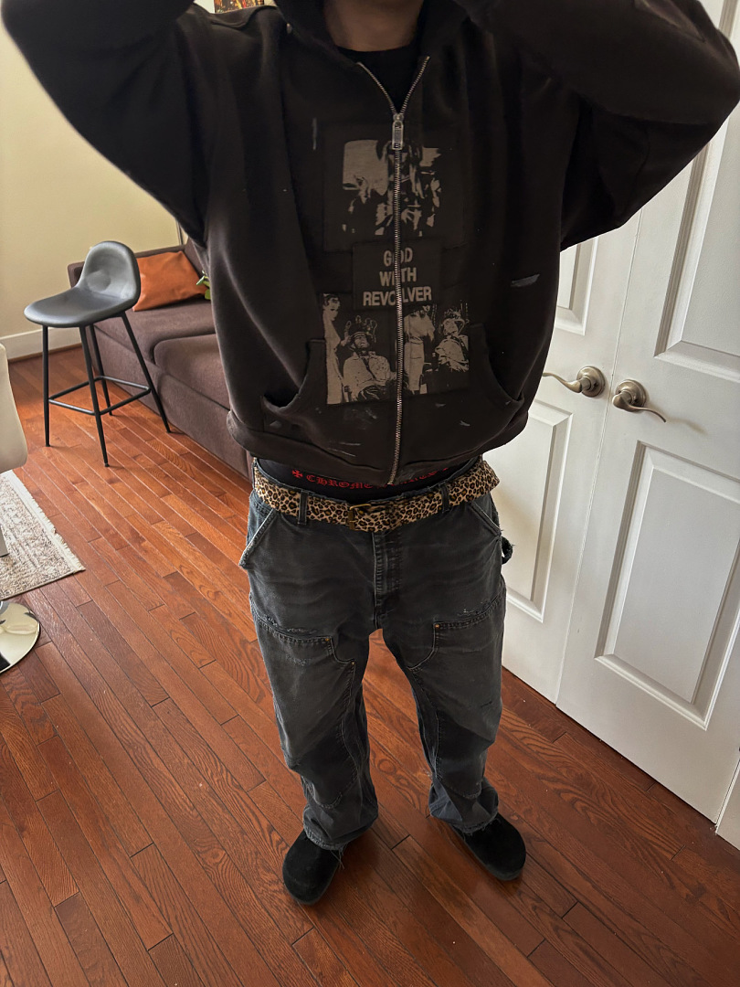 Enfants Riches Deprimes 298 Enfants Riches Deprimes / Sea Patch /12 Canvas Patchwork : S M L XL (Washed Black) - Image 21