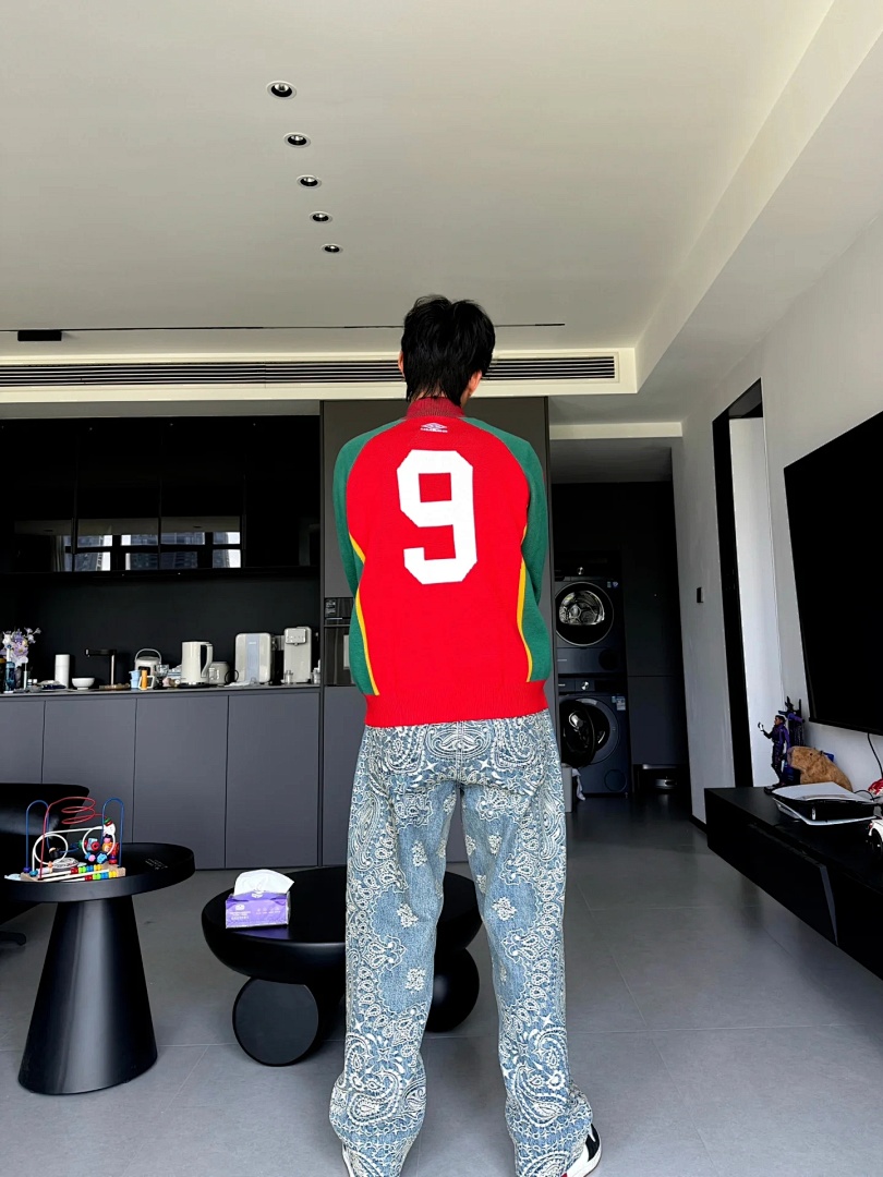 Supreme 398 SS25 Collab Fleece Black Red Purple Light Blue S - Image 80