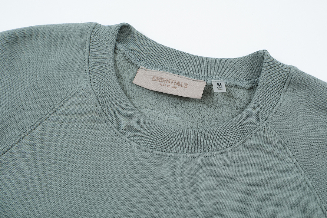 Essentials 98 ESS LOGO Sleeve Collar Purple Mist Blue Brown Black Big White Yellow Sand S-XL 6204# - Image 6