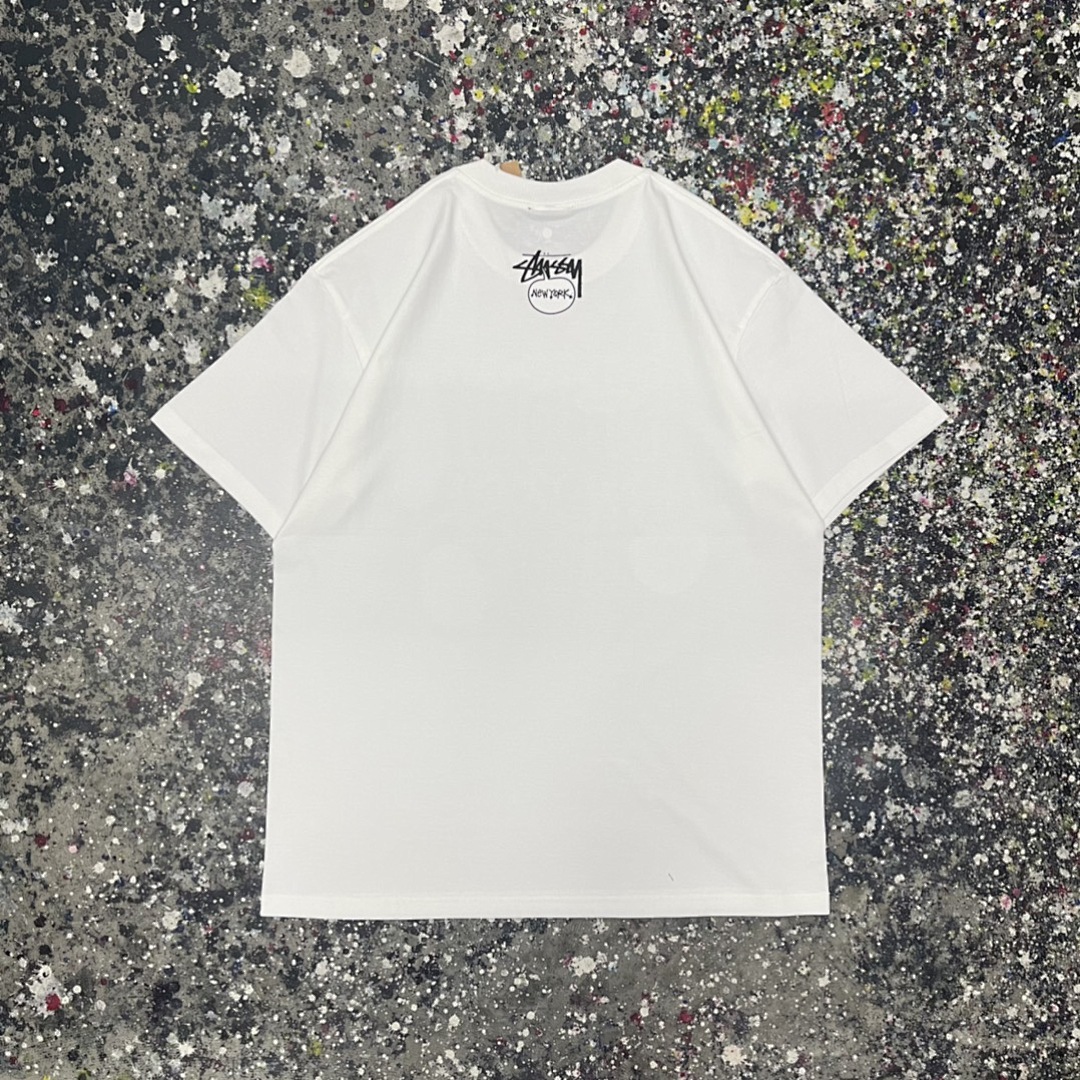 Stussy 108 Stu Color Grass City Short Sleeve T : Black White Grey Apricot S Ｍ L XL - Image 8