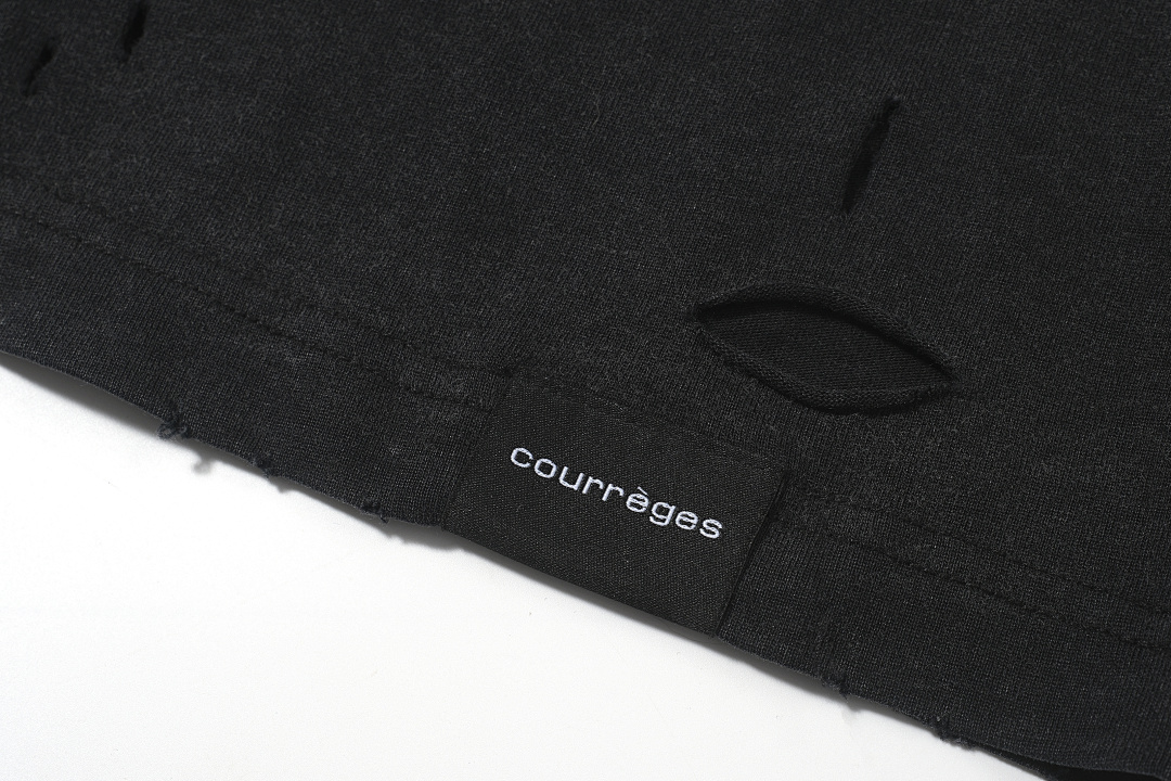 Unbranded 138 Courreges LOGO Short Sleeve T Pink Black S-XL 8070# - Image 12